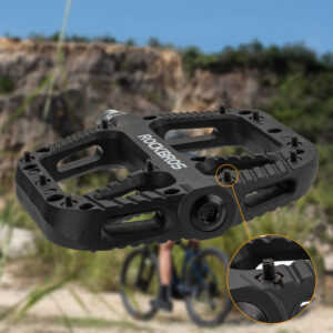 Rockbros 2018-12A Nylon Bicycle Pedals - Black - Image 3