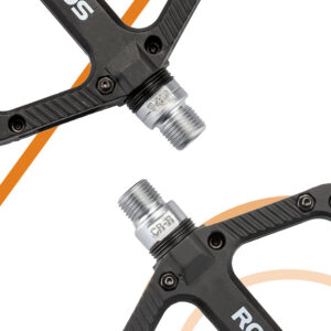Rockbros 2018-12A Nylon Bicycle Pedals - Black - Image 6