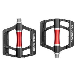 Rockbros 2020-12CBK Platform Aluminum Bicycle Pedals - Black
