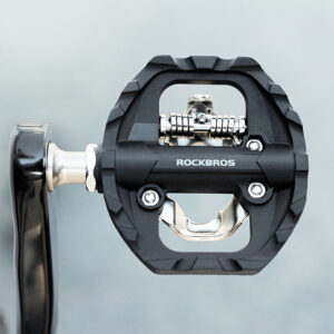 Rockbros M108 Nylon Half-Lock Double-Sided Bicycle Pedals - Black - Image 2