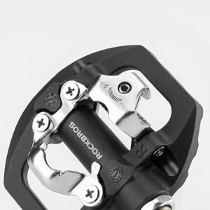 Rockbros M108 Nylon Half-Lock Double-Sided Bicycle Pedals - Black - Image 4