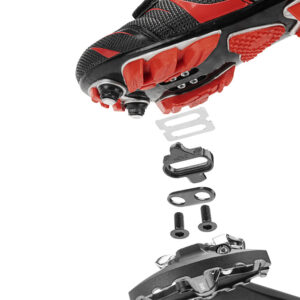 Rockbros M108 Nylon Half-Lock Double-Sided Bicycle Pedals - Black - Image 5