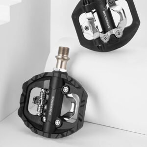 Rockbros M108 Nylon Half-Lock Double-Sided Bicycle Pedals - Black - Image 7