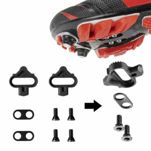 Rockbros PD303 Half-Lock Platform Bicycle Pedals - Black - Image 3