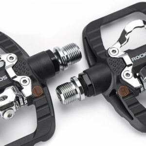 Rockbros PD303 Half-Lock Platform Bicycle Pedals - Black - Image 5