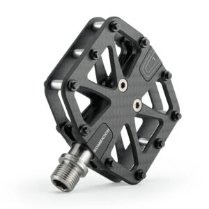 Rockbros C525 Carbon Fiber Platform Bike Pedals - Black - Image 2