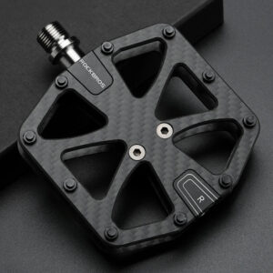 Rockbros C525 Carbon Fiber Platform Bike Pedals - Black - Image 5