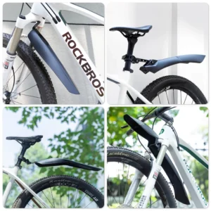 Rockbros FK-880 front and rear bicycle fenders for 24" bikes - black - Image 8