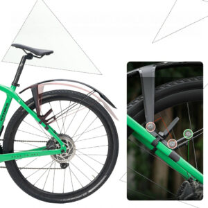 Rockbros FK-892 Off-Road Adjustable Bicycle Fenders - Black - Image 4