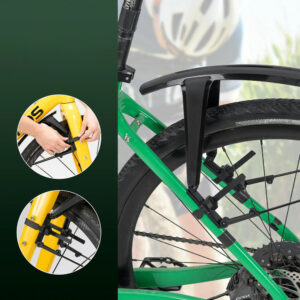 Rockbros FK-892 Off-Road Adjustable Bicycle Fenders - Black - Image 9