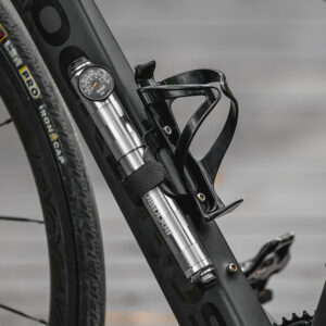 Rockbros HQ-67A-L03 Bicycle Pump with Pressure Gauge - Silver - Image 6