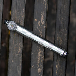 Rockbros HQ-67A-L03 Bicycle Pump with Pressure Gauge - Silver - Image 7