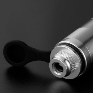Rockbros HQ-67A-L03 BK Bicycle Pump with Pressure Gauge - Black - Image 4
