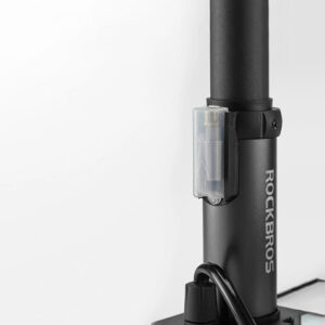 Rockbros 4522L Ultralight Foot Bicycle Pump - Black - Image 9