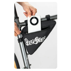 Rockbros G001 Flash Journey Triangle Frame Bike Bag 0.8 l - Black - Image 3