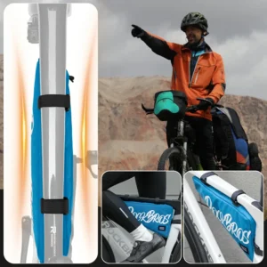 Rockbros G008 Flash Journey Triangle Frame Bike Bag XL 1.9 l - Blue - Image 4