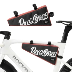 Rockbros G008 Flash Journey Triangle Frame Bike Bag XL 1.9 l - Black and Red - Image 2