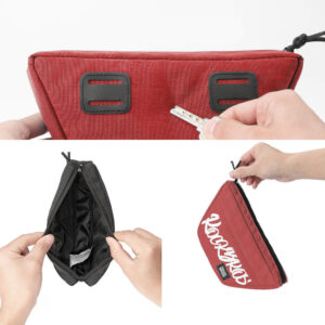 Rockbros G011 Flash Journey trapezoidal handlebar bike bag 0.7 l - red - Image 3