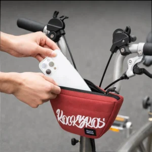 Rockbros G011 Flash Journey trapezoidal handlebar bike bag 0.7 l - red - Image 4