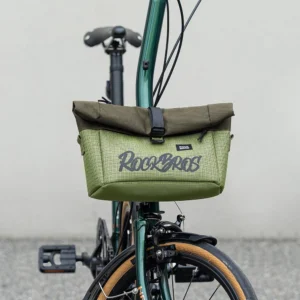 Rockbros W020-1 Foldable Handlebar Bicycle Bag - Green - Image 2