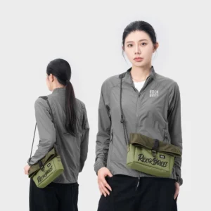 Rockbros W020-1 Foldable Handlebar Bicycle Bag - Green - Image 8