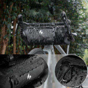 Rockbros AS-154 Waterproof Handlebar Bicycle Bag 8L - Black - Image 5