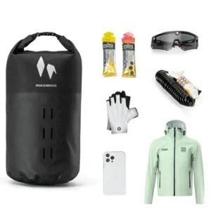Rockbros AS-156 7l Fork Bag Waterproof Pannier - Black - Image 4