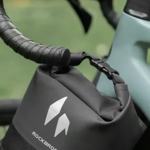 Rockbros AS-156 7l Fork Bag Waterproof Pannier - Black - Image 6