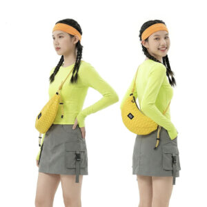 Rockbros H74 Bicycle Bag for Handlebar or Banana Shoulder 1.8L - Yellow - Image 4