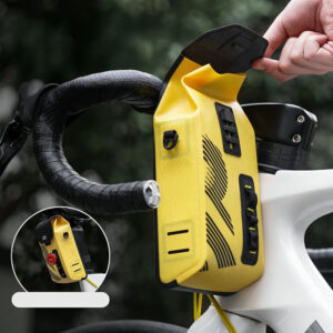 Rockbros AS-160 Waterproof Handlebar Bicycle Bag 1.3L - Yellow - Image 6