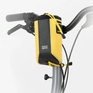 Rockbros AS-162 Waterproof Handlebar Bottle Bag - Yellow - Image 2