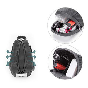 Rockbros B74 Bicycle Saddle Bag 0.75L - Black - Image 3