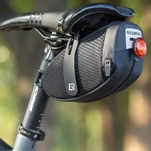 Rockbros B74 Bicycle Saddle Bag 0.75L - Black - Image 4