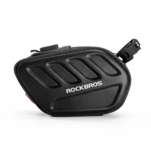Rockbros C61 Bike Saddle Bag with Smart Rear Light 0.45L - Black - Image 3