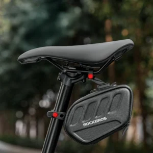 Rockbros C61 Bike Saddle Bag with Smart Rear Light 0.45L - Black - Image 5
