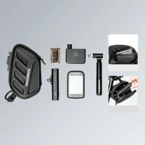 Rockbros C61 Bike Saddle Bag with Smart Rear Light 0.45L - Black - Image 8