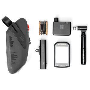 Rockbros AS-078-1 Bicycle Seat Bag with Smart Rear Light 0.8L - Black - Image 6