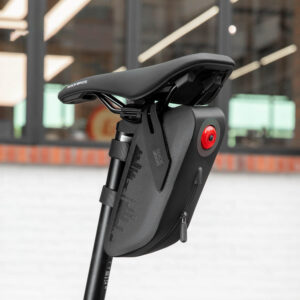 Rockbros AS-078-1 Bicycle Seat Bag with Smart Rear Light 0.8L - Black - Image 8