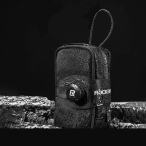 Rockbros P010 0.2L Bike Saddle Bag with 0.6L Bottle Holder - Black - Image 6