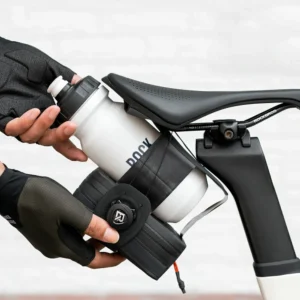 Rockbros AS-150 Waterproof Multifunctional Saddle Bag with Bottle Holder - Black - Image 5