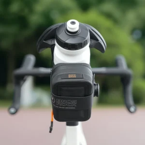 Rockbros AS-150 Waterproof Multifunctional Saddle Bag with Bottle Holder - Black - Image 8