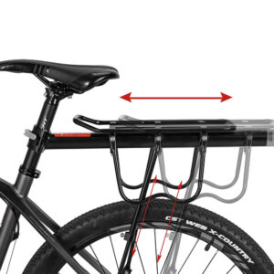 Rockbros Shelves bike rack - rear, seatpost, quick release - Image 4