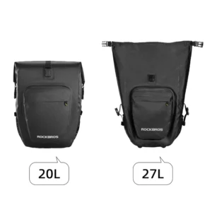 Rockbros AS-001 Waterproof Trunk Bag 27L - Black - Image 2