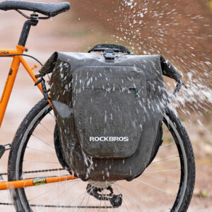 Rockbros AS-001 Waterproof Trunk Bag 27L - Black - Image 6