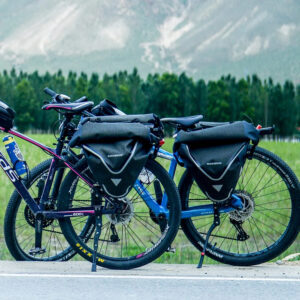 Rockbros AS-001-3BG Waterproof 20L Bike Pannier Rack Bag - Black - Image 3