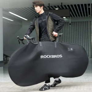 Rockbros D002 Elastic Carrying Case for 26" Road and Mountain Bikes - Black - Image 9
