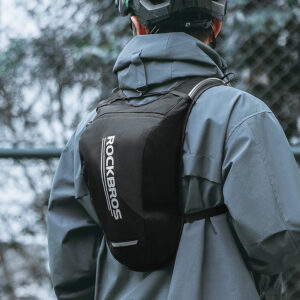 Rockbros H32 Hydration Backpack with 2L Water Reservoir for Cycling and Running - Black - Image 5