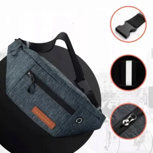 Rockbros H33 Bike Hip Bag 1.5L - Gray - Image 3