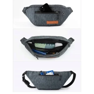 Rockbros H33 Bike Hip Bag 1.5L - Gray - Image 6