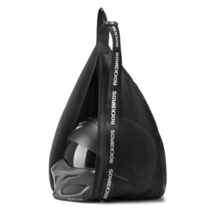Rockbros H34 Backpack with Helmet Holder - Black - Image 2